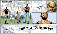 Thumbnail of Hearts & Iron webcomic; Carl asks John to marry him