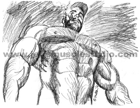 big muslceman giar smoker
