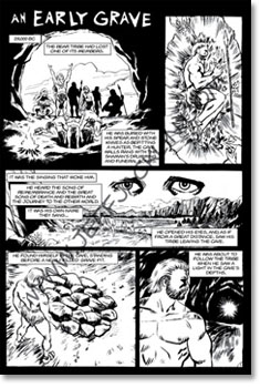 Early grave comic page