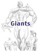 giant with friends riding on shoulders as Giants icon