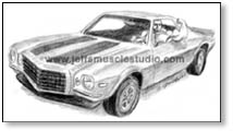 Musclecar with flexing driver
