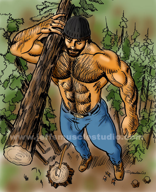 gay muscle giant comic