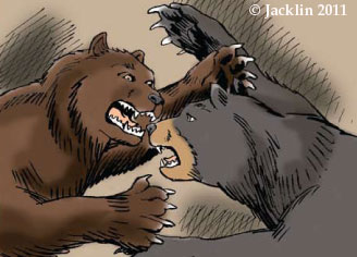 Werebear vs werebear